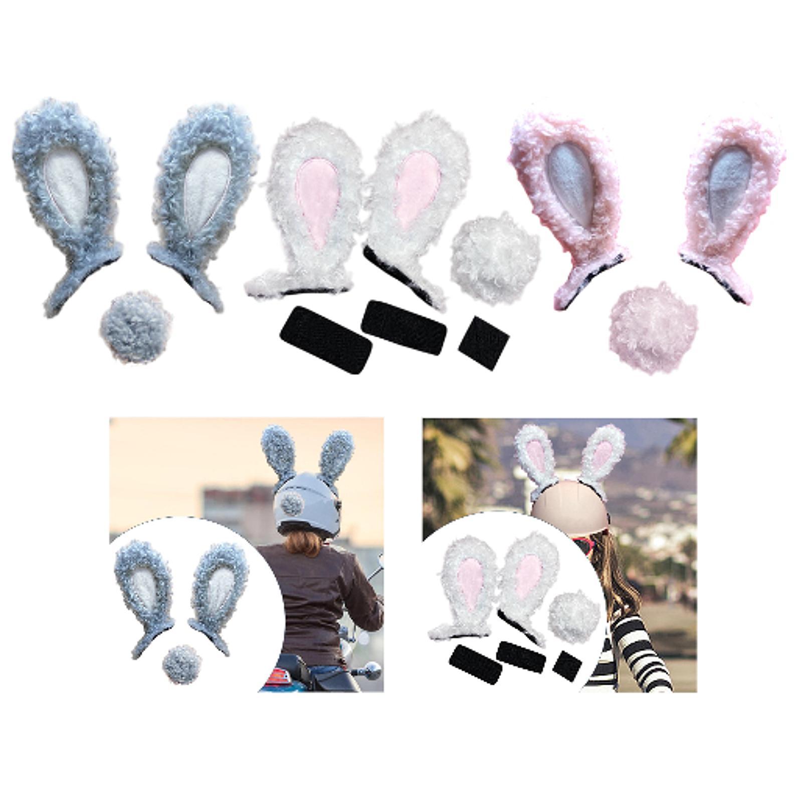Scooter Helmet Set - Set di Orecchie in Peluche per