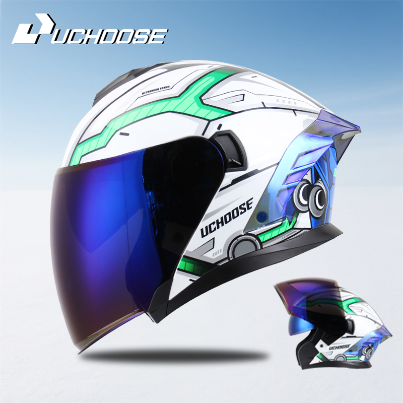 Scooter Helmet Set - Casco da moto aperto 715 per