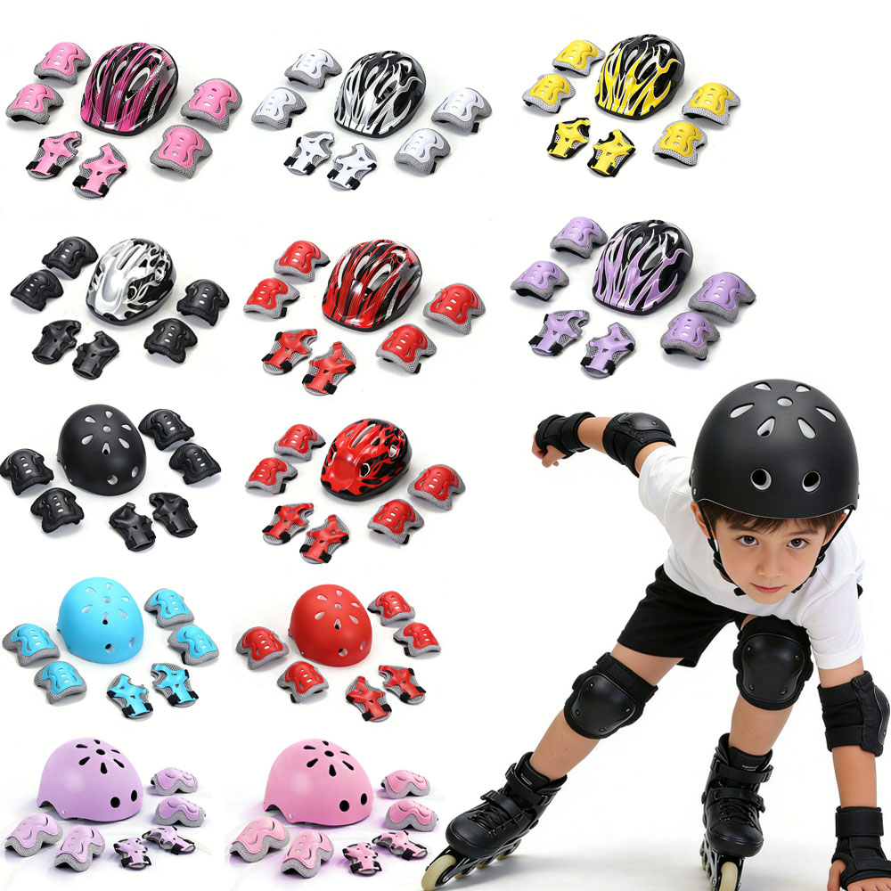 Scooter Helmet Set - Set di Protezioni per Bambini per