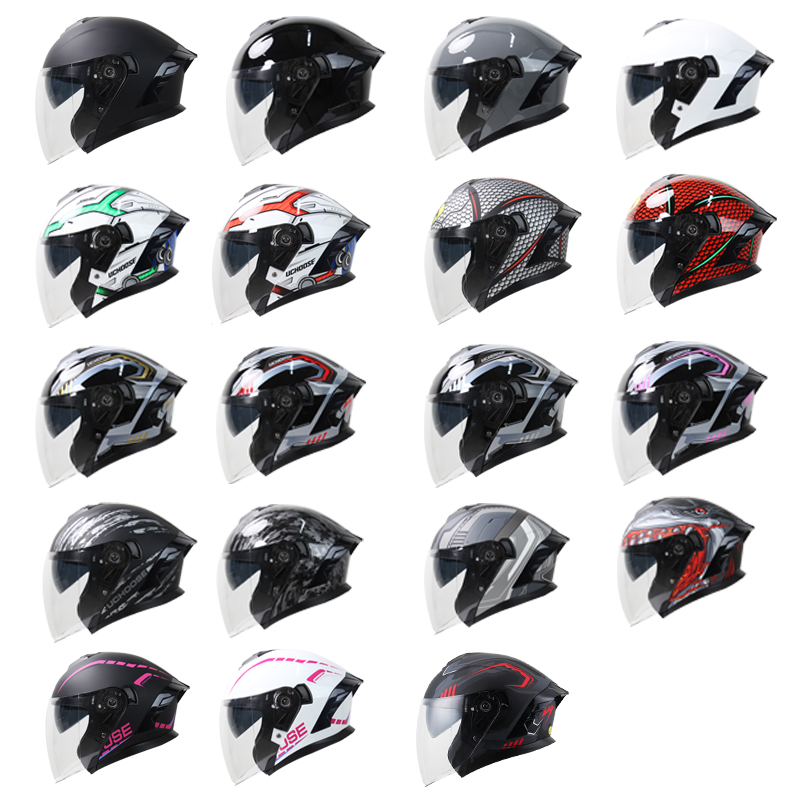 Casco da moto aperto 715 per u - Scooter Helmet Set recensione e prezzo
