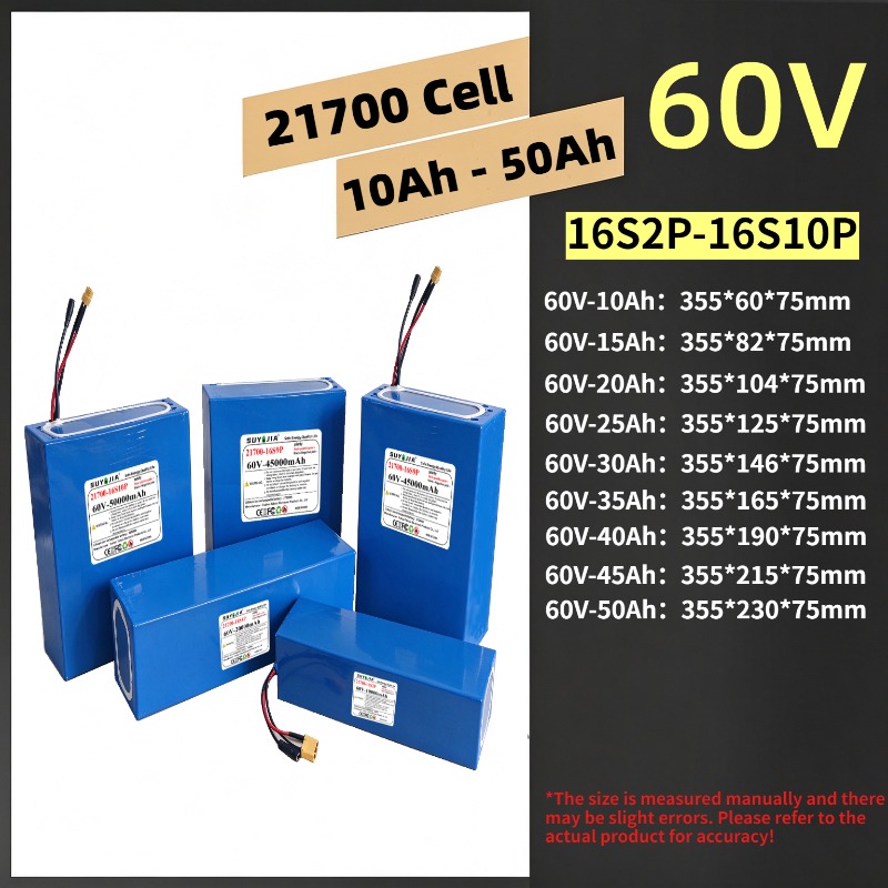 Pacco batteria al litio 60V 21 - 60V 30Ah 21700 Battery Pack recensione e prezzo